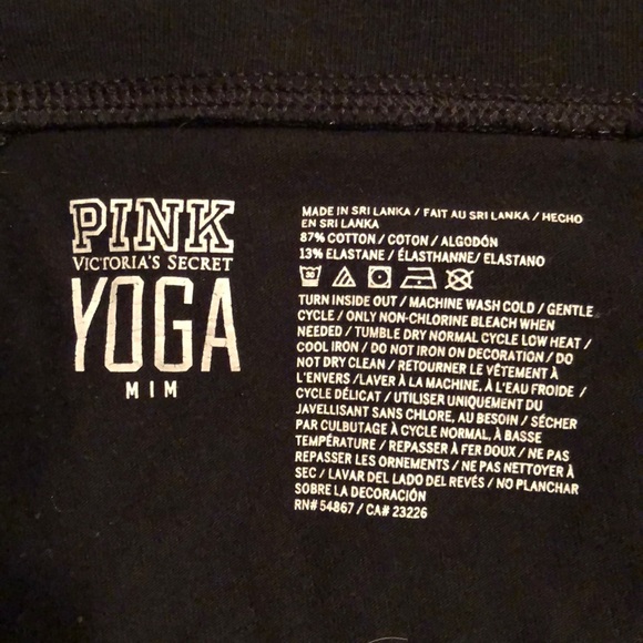 PINK Yoga crop legging pair - Picture 3 of 5